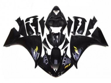 Schwarz Yamaha R1 2009-2011 Verkleidungen