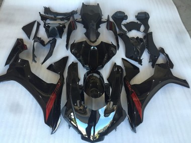 Schwarz Yamaha R1 2015-2019 Verkleidungen