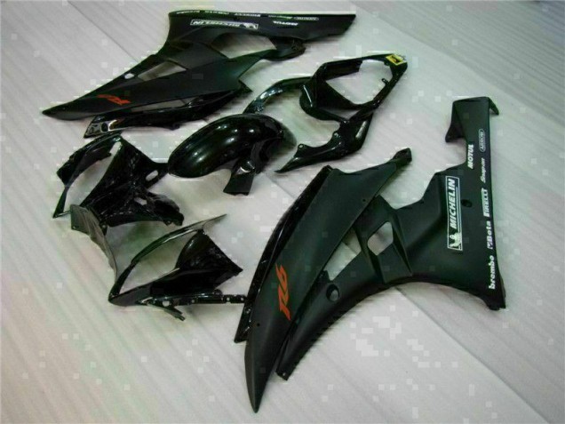 Schwarz Yamaha R6 2006-2007 VollVerkleidungen & Plastik Schwarz Yamaha R6 2006-2007 VollVerkleidungen & Plastik