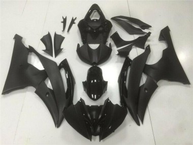 Schwarz Yamaha R6 2008-2016 Verkleidungen Komplett Sets
