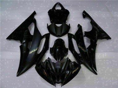 Schwarz Yamaha R6 2008-2016 VollVerkleidungen & Plastik