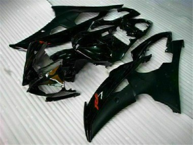 Schwarz Yamaha R6 2008-2016 Vollverkleidung