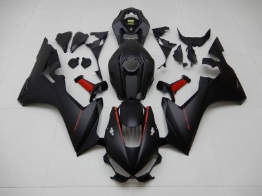 Schwarz mit roter Fireblade Honda CBR 1000 RR 2017-2023 Verkleidungen