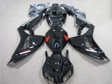 Schwarz roter Fireblade Aufkleber Honda CBR 1000 RR 2006-2007 Verkleidungen