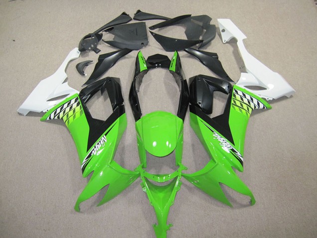 Schwarzer Grün Ninja Kawasaki ZX10R 2008-2010 Verkleidungen Schwarzer Grün Ninja Kawasaki ZX10R 2008-2010 Verkleidungen
