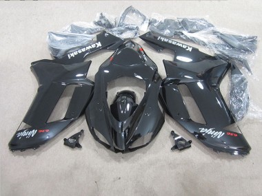 Schwarzer Ninja 636 Kawasaki ZX6R 2007-2008 Verkleidungen