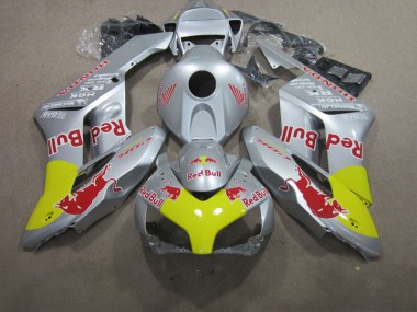 Silber Rot Bull Honda CBR 1000 RR 2004-2005 Verkleidungen