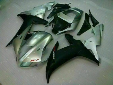 Silber Schwarz Yamaha R1 2002-2003 Verkleidungen
