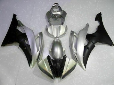 Silber Schwarz Yamaha R6 2008-2016 Verkleidungen
