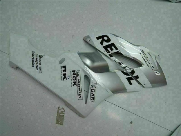 Silber Weiß Repsol Honda CBR 1000 RR 2004-2005 Verkleidung Silber Weiß Repsol Honda CBR 1000 RR 2004-2005 Verkleidung
