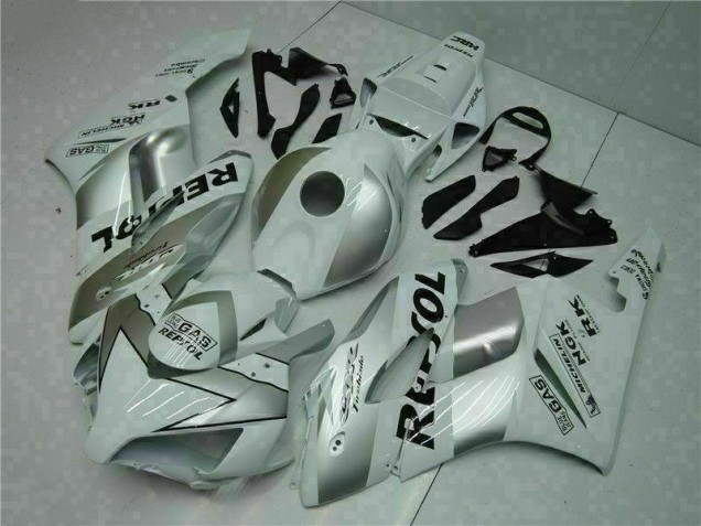 Silber Weiß Repsol Honda CBR 1000 RR 2004-2005 Verkleidung Silber Weiß Repsol Honda CBR 1000 RR 2004-2005 Verkleidung