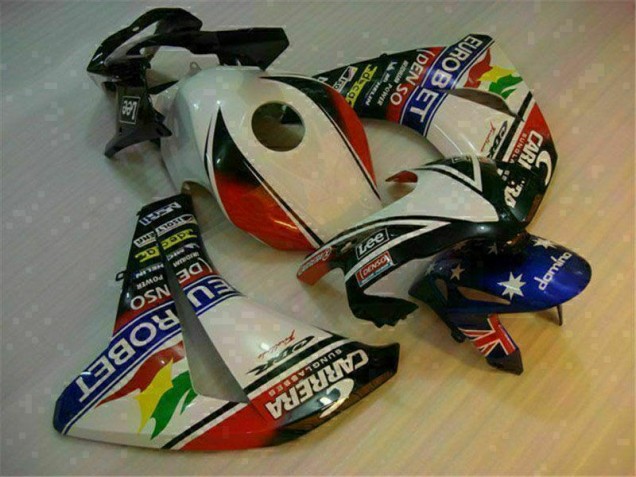 Weiß Blau Honda CBR 1000 RR 2008-2011 Vollverkleidung Weiß Blau Honda CBR 1000 RR 2008-2011 Vollverkleidung