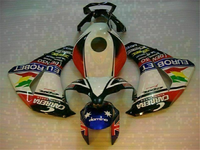 Weiß Blau Honda CBR 1000 RR 2008-2011 Vollverkleidung Weiß Blau Honda CBR 1000 RR 2008-2011 Vollverkleidung