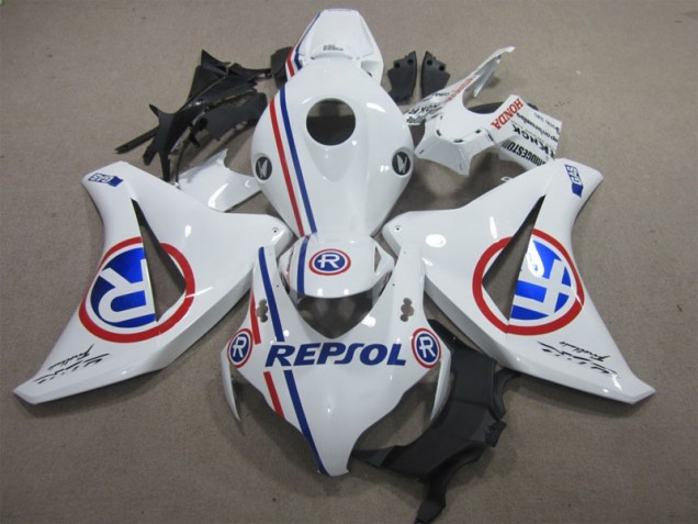 Weiß Blau Repsol Honda CBR 1000 RR 2008-2011 Vollverkleidung Weiß Blau Repsol Honda CBR 1000 RR 2008-2011 Vollverkleidung