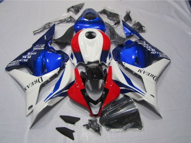 Weiß Blau Rot DREAM Honda CBR 600 RR 2009-2012 Verkleidung