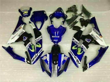 Weiß Blau Yamaha R6 2008-2016 Verkleidung