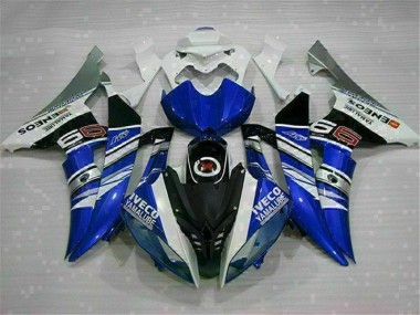 Weiß Blau Yamaha R6 2008-2016 Verkleidungen
