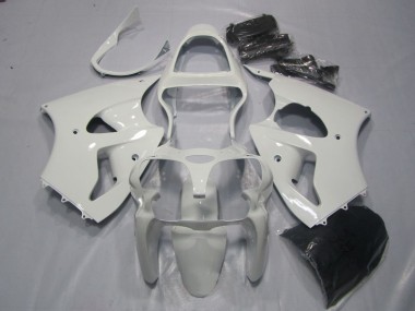 Weiß Kawasaki ZX6R 2000-2002 Verkleidung