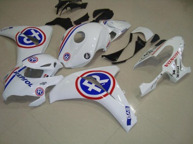Weiß Repsol Honda CBR 1000 RR 2008-2011 Verkleidungen