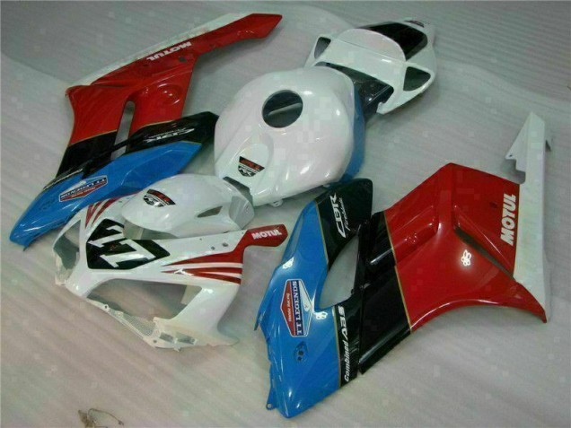 Weiß Rot 77 Honda CBR 1000 RR 2004-2005 Verkleidungen Weiß Rot 77 Honda CBR 1000 RR 2004-2005 Verkleidungen