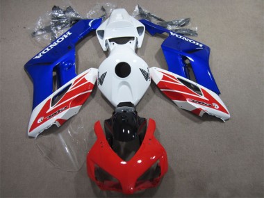 Weiß Rot Blau Honda CBR 1000 RR 2004-2005 Verkleidungen
