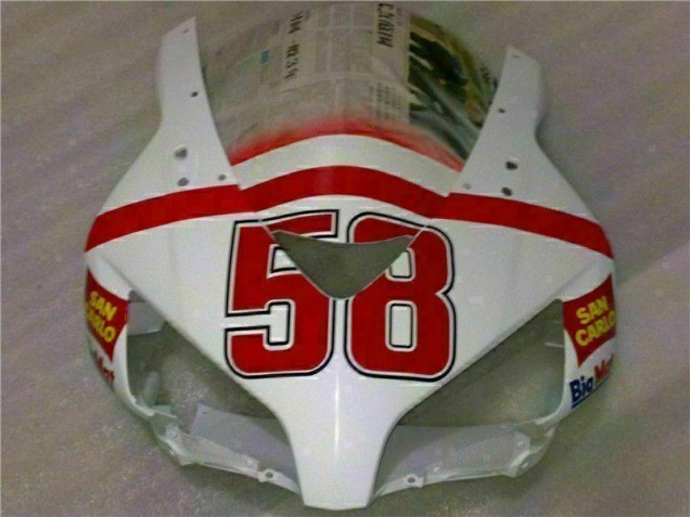 Weiß Rot Honda CBR 1000 RR 2004-2005 Verkleidungen Weiß Rot Honda CBR 1000 RR 2004-2005 Verkleidungen