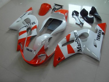 Weiß Rot Marlboro Yamaha R6 1998-2002 Verkleidungen