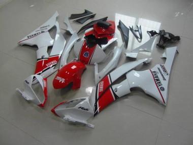 Weiß Rot OEM Stil Yamaha R6 2008-2016 Verkleidungen