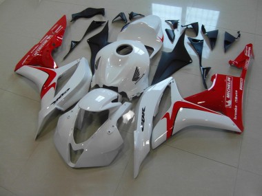 Weiß Rot Rennen Version Honda CBR 600 RR 2007-2008 Verkleidungen