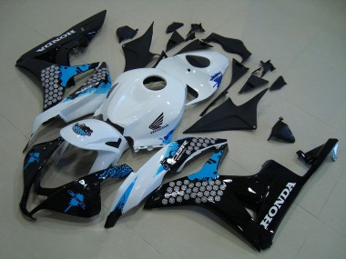 Weiß Schwarz Blau Honda CBR 600 RR 2007-2008 Verkleidungen