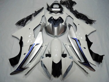 Weiß Schwarz Blau Yamaha R6 2008-2016 Verkleidungen