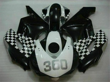 Weiß Schwarz Honda CBR 1000 RR 2004-2005 Verkleidungen