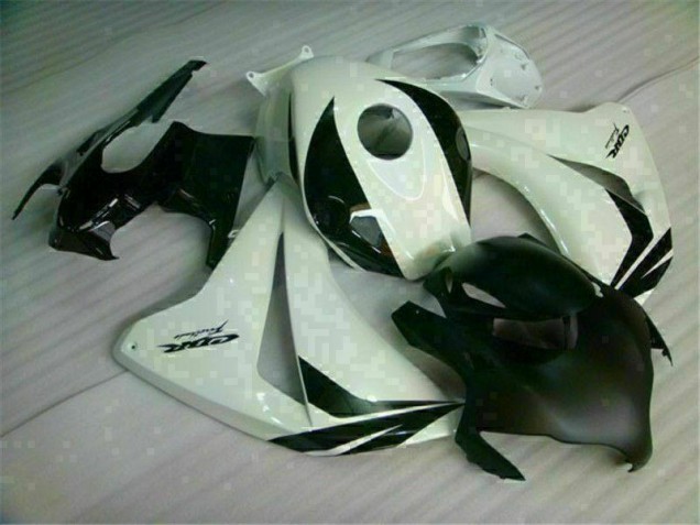 Weiß Schwarz Honda CBR 1000 RR 2008-2011 Vollverkleidung Weiß Schwarz Honda CBR 1000 RR 2008-2011 Vollverkleidung