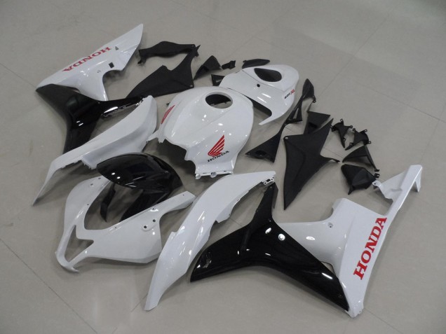 Weiß Schwarz Honda CBR 600 RR 2007-2008 Verkleidung Weiß Schwarz Honda CBR 600 RR 2007-2008 Verkleidung