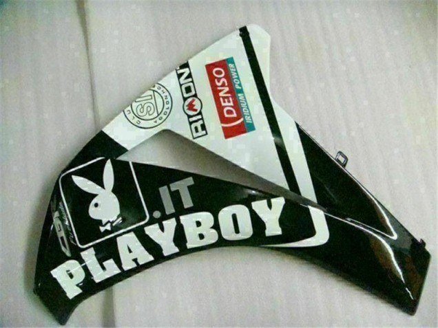 Weiß Schwarz Playboy Honda CBR 1000 RR 2008-2011 Verkleidung Weiß Schwarz Playboy Honda CBR 1000 RR 2008-2011 Verkleidung