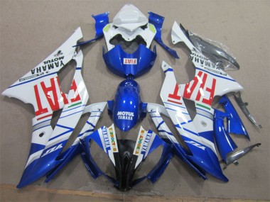 Weiß Schwarz Rot Fiat Yamaha R6 2008-2016 Verkleidungen