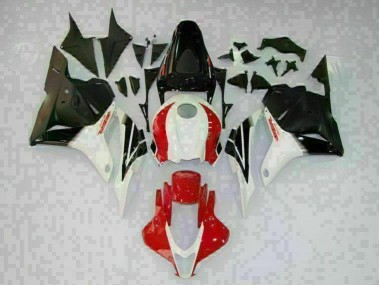 Weiß Schwarz Rot Honda CBR 600 RR 2009-2012 Verkleidungen
