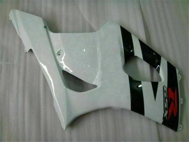 Weiß Schwarz Suzuki GSXR 1000 K3 2003-2004 Vollverkleidung Weiß Schwarz Suzuki GSXR 1000 K3 2003-2004 Vollverkleidung