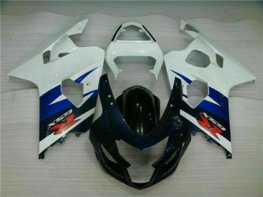 Weiß Schwarz Suzuki GSXR 600 / 750 K4 2004-2005 Verkleidungen