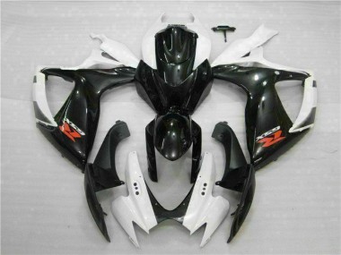 Weiß Schwarz Suzuki GSXR 600 / 750 K6 2006-2007 Verkleidungen