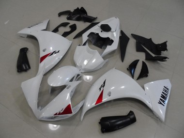 Weiß Schwarz Yamaha R1 2012-2014 Verkleidungen