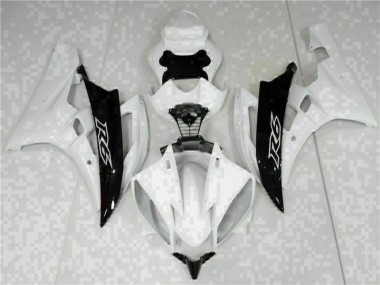 Weiß Schwarz Yamaha R6 2006-2007 Verkleidungen & Plastik