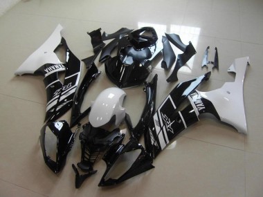 Weiß Schwarz Yamaha R6 2008-2016 Verkleidungen Komplett Sets