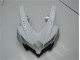 Weiß Silber Blau Suzuki GSXR 600 / 750 K8 2008-2010 Verkleidungen Weiß Silber Blau Suzuki GSXR 600 / 750 K8 2008-2010 Verkleidungen