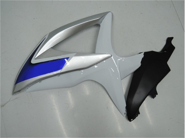 Weiß Silber Blau Suzuki GSXR 600 / 750 K8 2008-2010 Verkleidungen Weiß Silber Blau Suzuki GSXR 600 / 750 K8 2008-2010 Verkleidungen