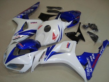 Weiß Und Blau Honda CBR 1000 RR 2006-2007 Verkleidungen