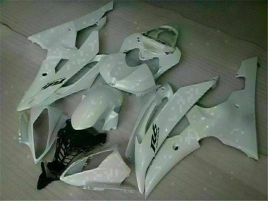Weiß Yamaha R6 2008-2016 VollVerkleidungen & Plastik