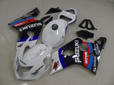 White Blau Motul Suzuki GSXR 750 K4 2004-2005 Verkleidungen
